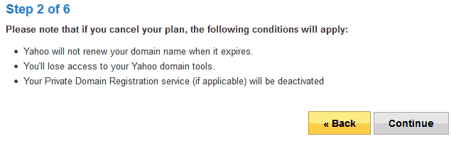 Hướng dẫn hủy tài khoản tại domain yahoo