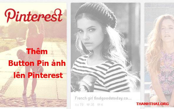 Hướng dẫn thêm button Pin ảnh lên Pinterest vào website WordPress