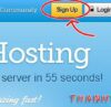 Click Signup để bắt đầu đăng ký tài khoản