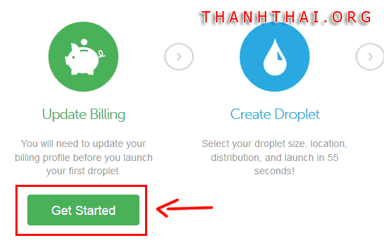 Hướng dẫn tạo tài khoản DigitalOcean