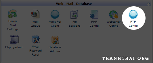 Cấu hình ftp config cho kloxo