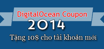 DigitalOcean coupon 2014