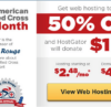Hostgator coupon American Red Cross