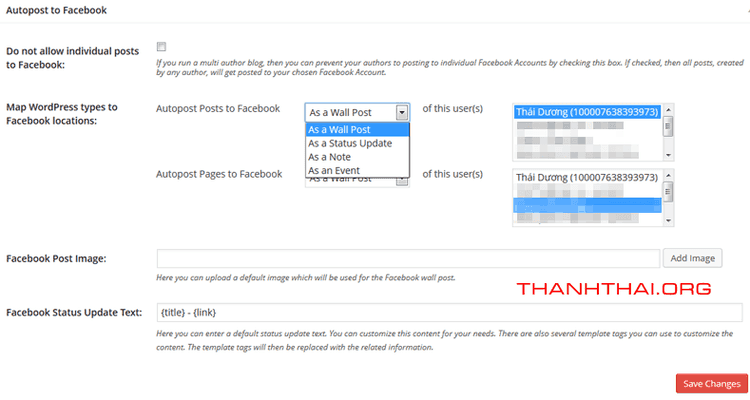 Auto post facebook to auto poster social
