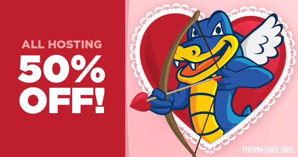 hostgator coupon valentine sale 50%