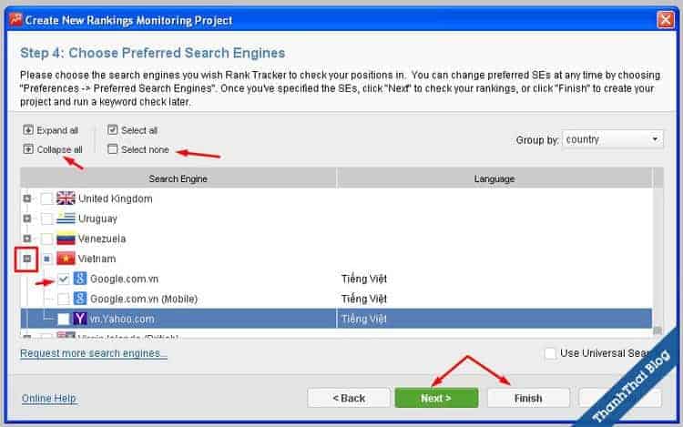 Hướng dẫn cài đặt Rank tracker