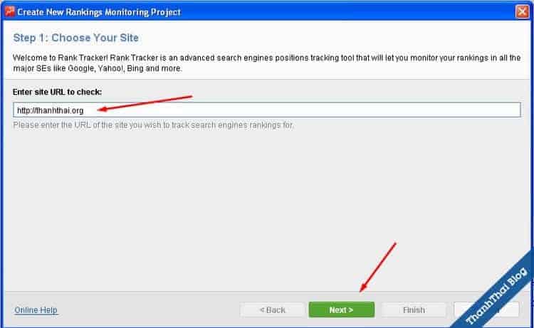 Hướng dẫn sử dụng rank tracker