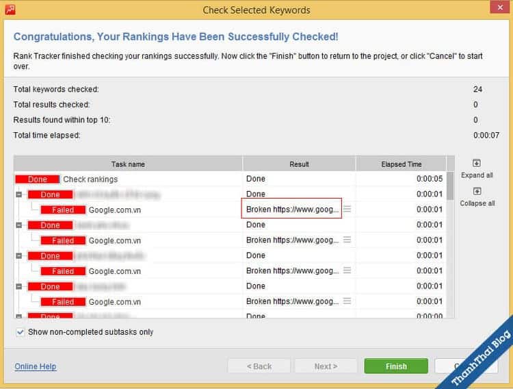 Google block rank tracker phải làm sao