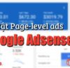 Bật Page-level-ads cho Google Adsense