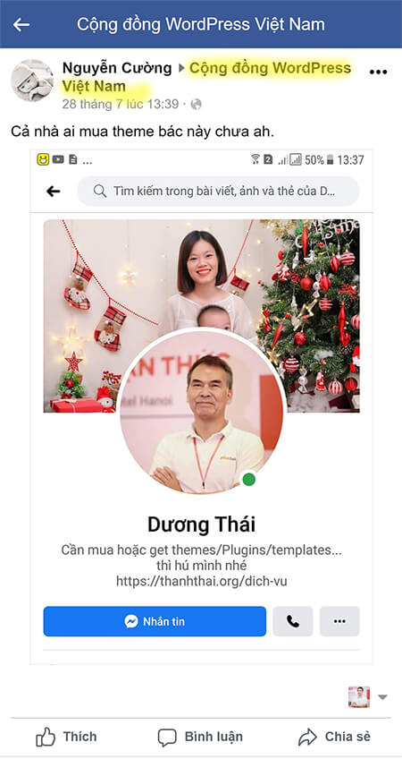 Review về dịch vụ get link themeforest giá rẻ của mình