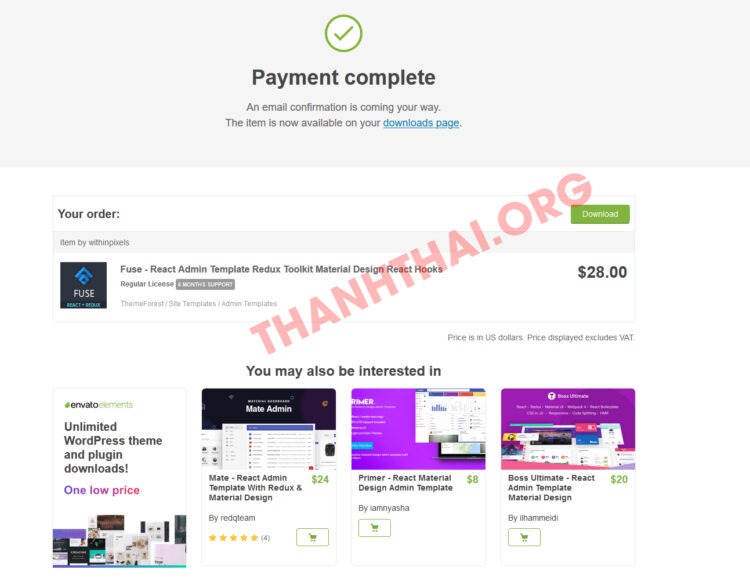 Hình ảnh mua theme WordPress giá rẻ